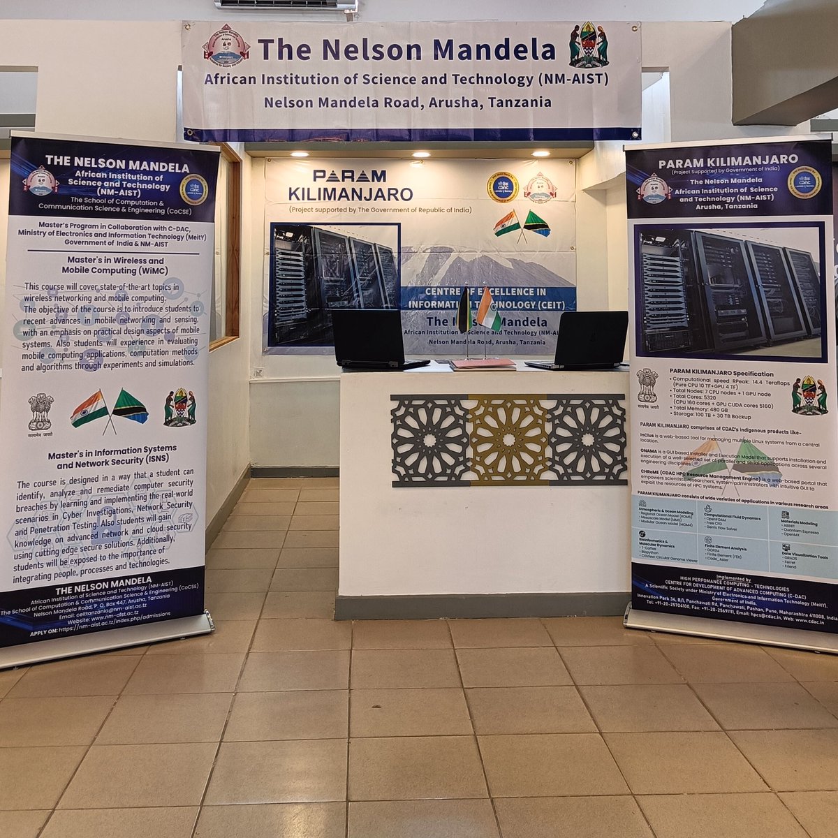 ceittanzania's tweet photo. All set..!!
Please visit us at ICT Pavillion of 7th Tanzania Industrial Products Exhibition, Saba Saba international Trade fair, Dar Es Salaam.
.
.
@ceittanzania @NM_AIST @IndiainTanzania @cdacindia @MEAIndia @GoI_MeitY https://t.co/jQI80OI2cj