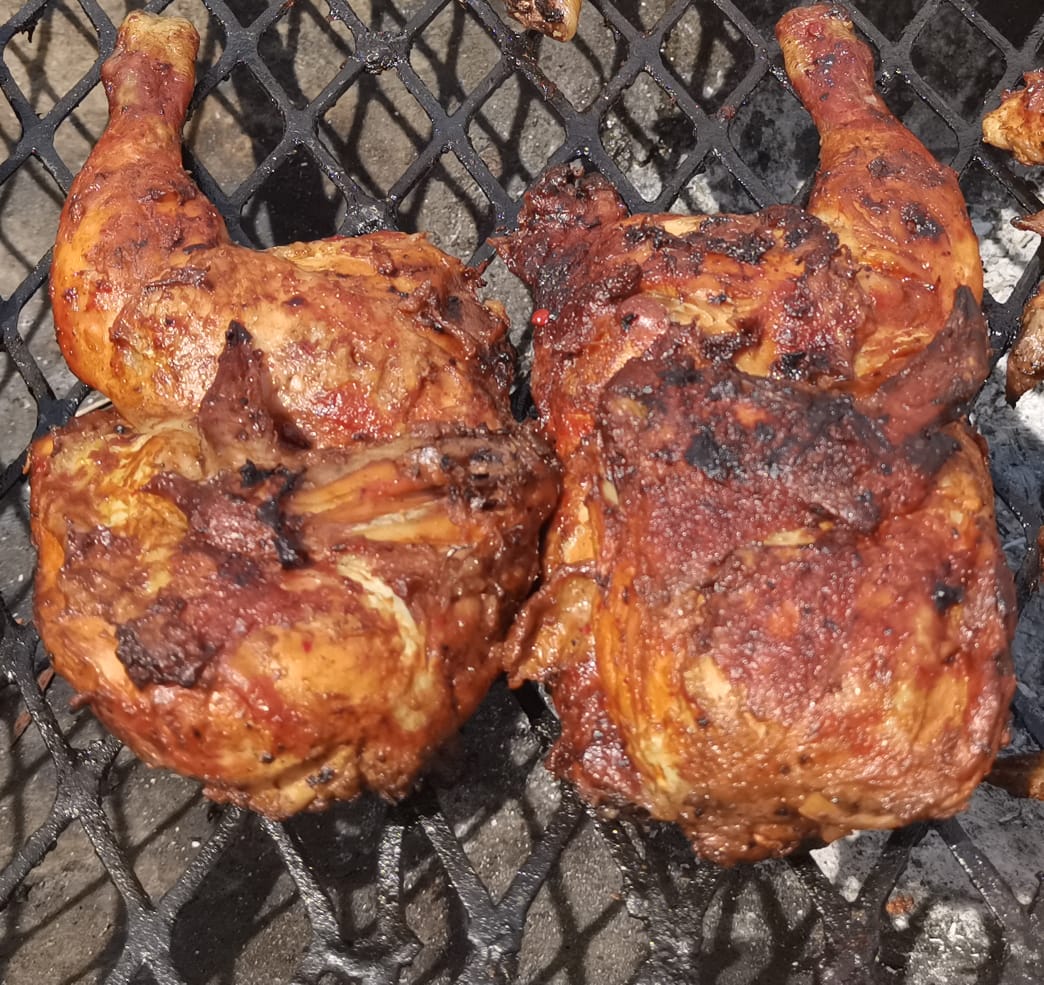 If you're around the North of Joburg. I sell a full grilled chick for R90 bucks. Sticky Peri Peri Wings with a dash of BBQ are R8 each.