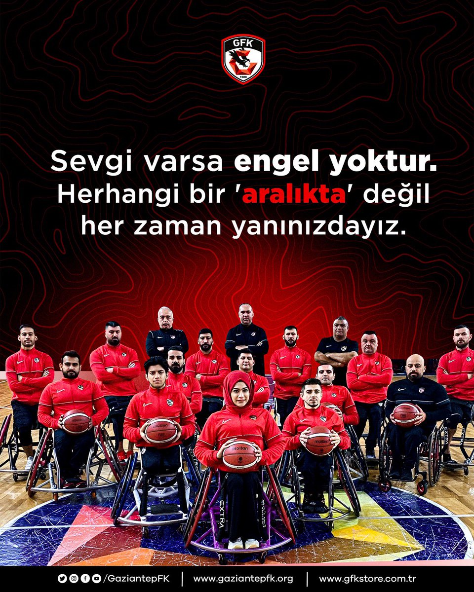 GaziantepFK's tweet photo. Engeller sevgiyle aşılır, engellere baş kaldır! 

#3AralıkDünyaEngellilerGünü https://t.co/08dMXdmmSI