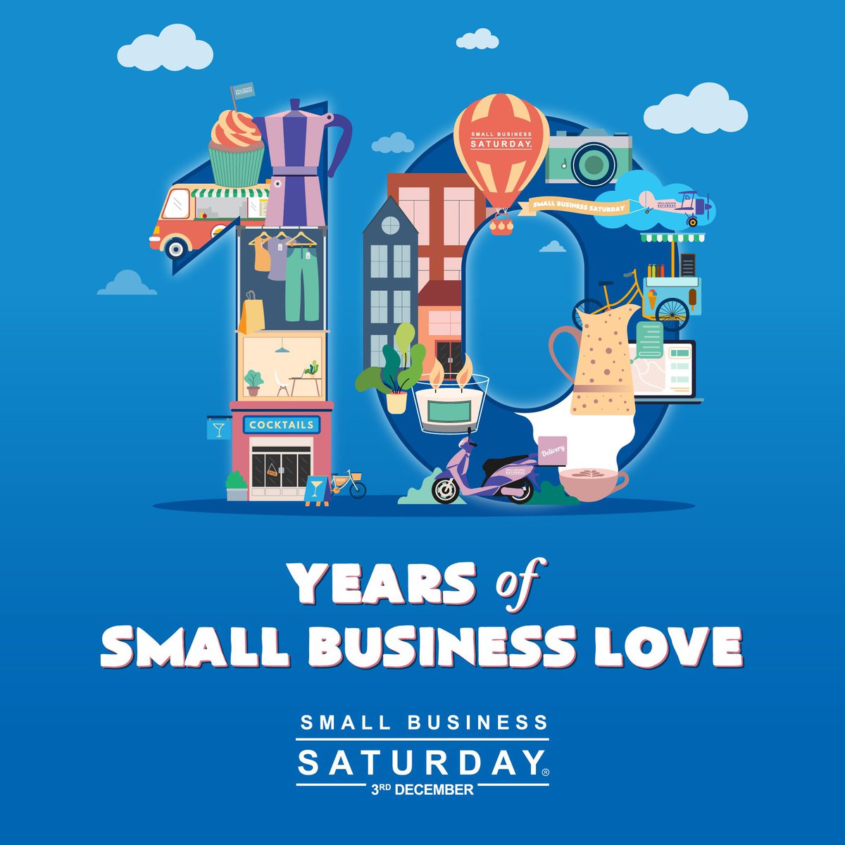 Today is #SmallBusinessSaturday. They make up the backbone of our communities so let’s make sure we all go out to support our local shops, pubs and businesses today and in the run-ip to Christmas!