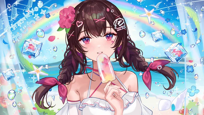 夏の思い出 #Commission #Skeb 