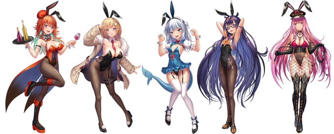 バニーガール
#HololiveEN #ameliaRT #gawrt #callillust #inART #ArtsOfAshes 