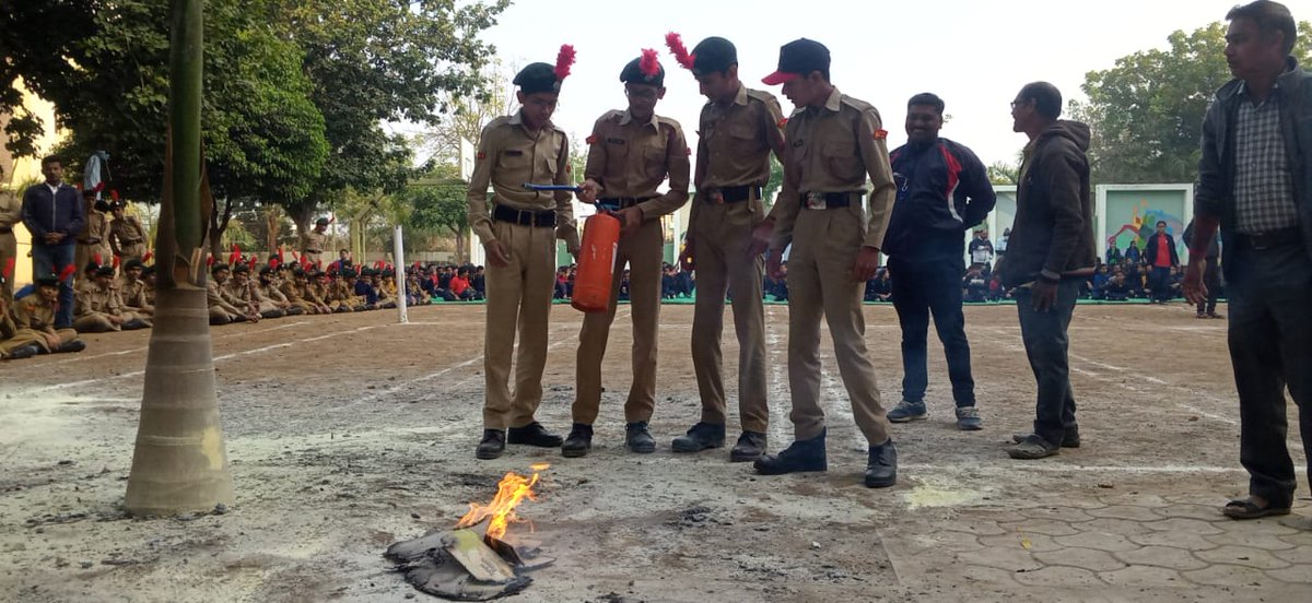 Gaurav patil (@patil_gaurav_) on Twitter photo Fire fighting workshop was conducted by KPPS NCC Unit and District Disaster Management Team. Cadets were given a demonstration about fire fighting.
<a href="/EJalgaon/">EIGHTEEN JALGAON</a> <a href="/AmravatiNcc/">Amravati Samaritans</a> <a href="/WarriorsNcc/">NCC Directorate Maharashtra</a> <a href="/HQ_DG_NCC/">National Cadet Corps</a> Fire fighting workshop was conducted by KPPS NCC Unit and District Disaster Management Team. Cadets were given a demonstration about fire fighting.
<a href="/EJalgaon/">EIGHTEEN JALGAON</a> <a href="/AmravatiNcc/">Amravati Samaritans</a> <a href="/WarriorsNcc/">NCC Directorate Maharashtra</a> <a href="/HQ_DG_NCC/">National Cadet Corps</a>