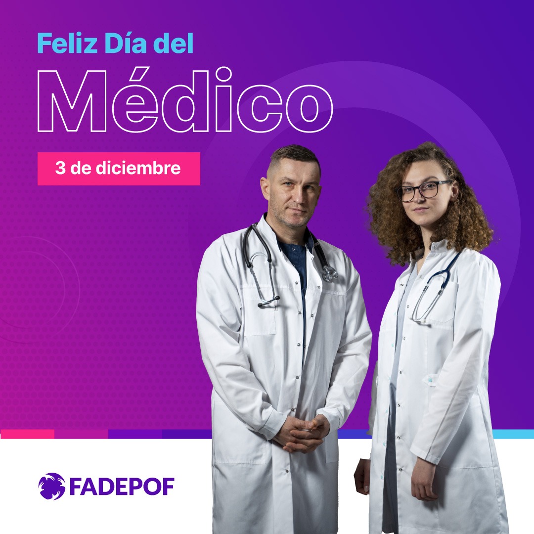 En el día del médico, desde #FADEPOF queremos destacar el rol fundamental de la comunidad médica en la vida de las personas con enfermedades poco frecuentes y sus familias. 🤝
¡Feliz Día del Médico! 💜🇦🇷