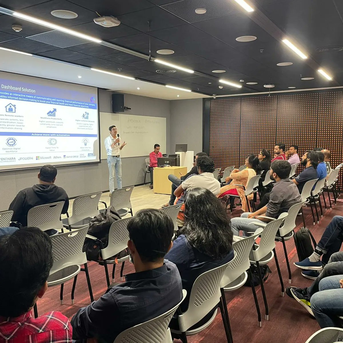 Penthara's tweet photo. Our last session of the day is going on.
Thank you Srinivasakumar A L, Venkatmanoj R and Manoj Mittal for delivering such an intriguing and awesome sessions.
#m365blr2022 #M365BLR #SPSBangalore #pentharagalaxy, #quest #microsoft #jpower4 #rapidcircleindia, #athen. #sohodragon https://t.co/KCqtcSKjwC