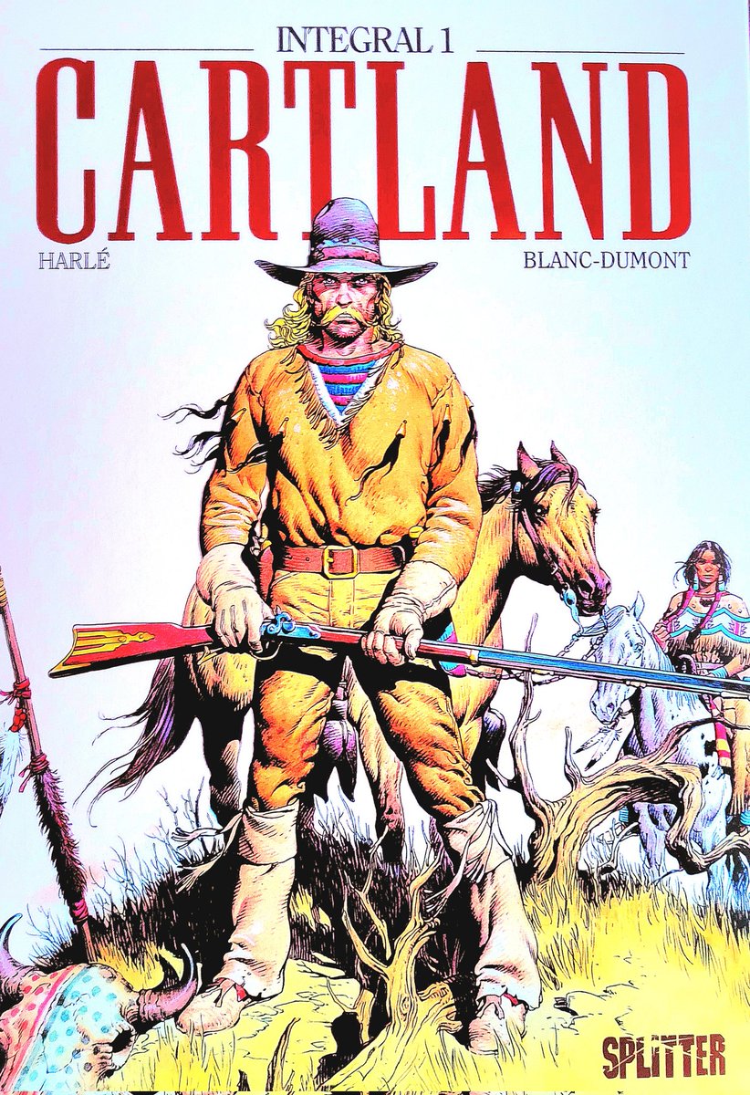 Comickritik1's tweet photo. In CARTLAND begleiten wir den Trapper durch diverse Abenteuer im wilden Westen. Er freundet sich mit der indigenen Bevölkerung an, legt sich mit korrupten Militärs an und kämpft sich durch die Wildnis.

#comic #cartland #review #western #cowboy https://t.co/AfXbmz2Sql