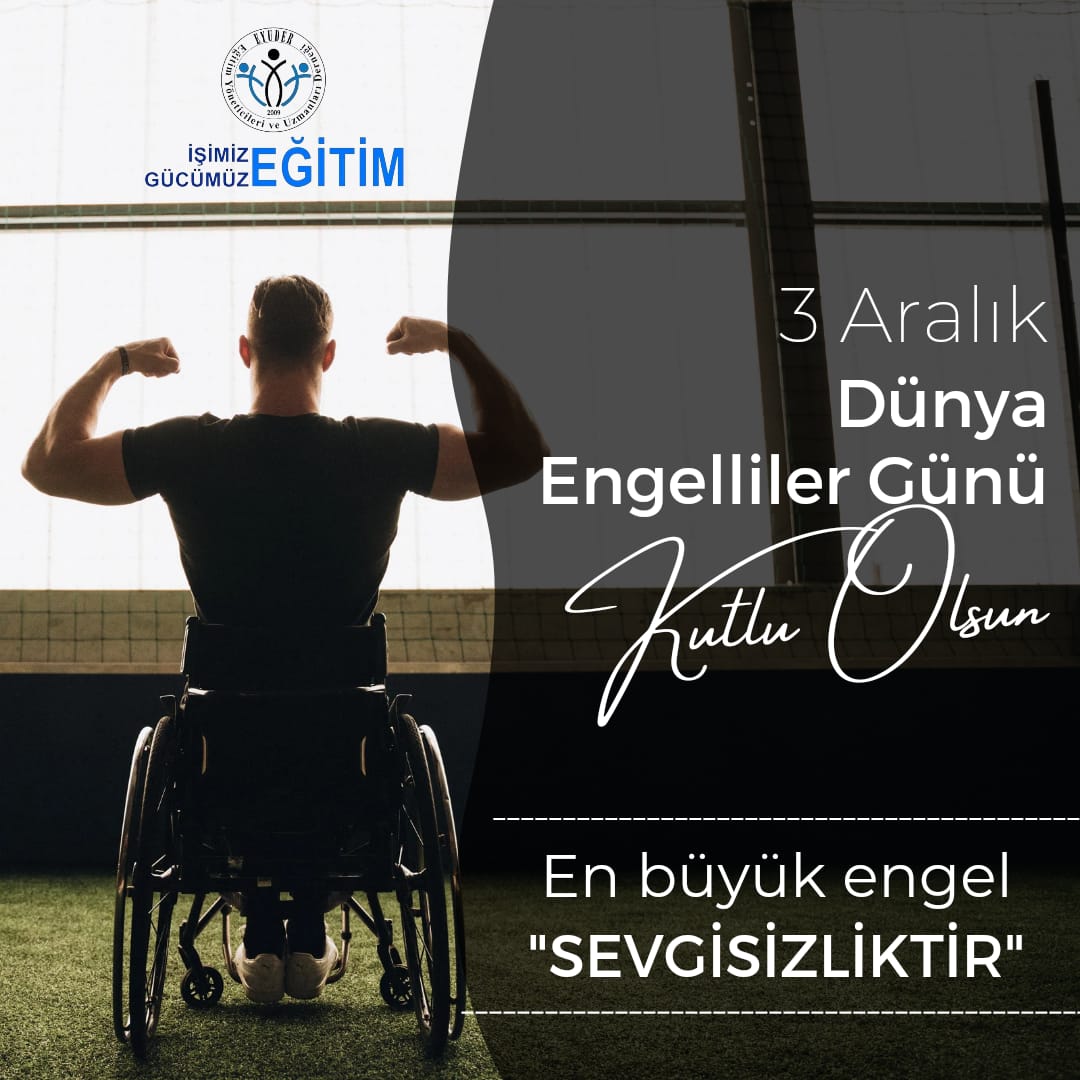 Bir gün değil, her gün yanınızdayız.
#3AralikDunyaEngellilerGunu