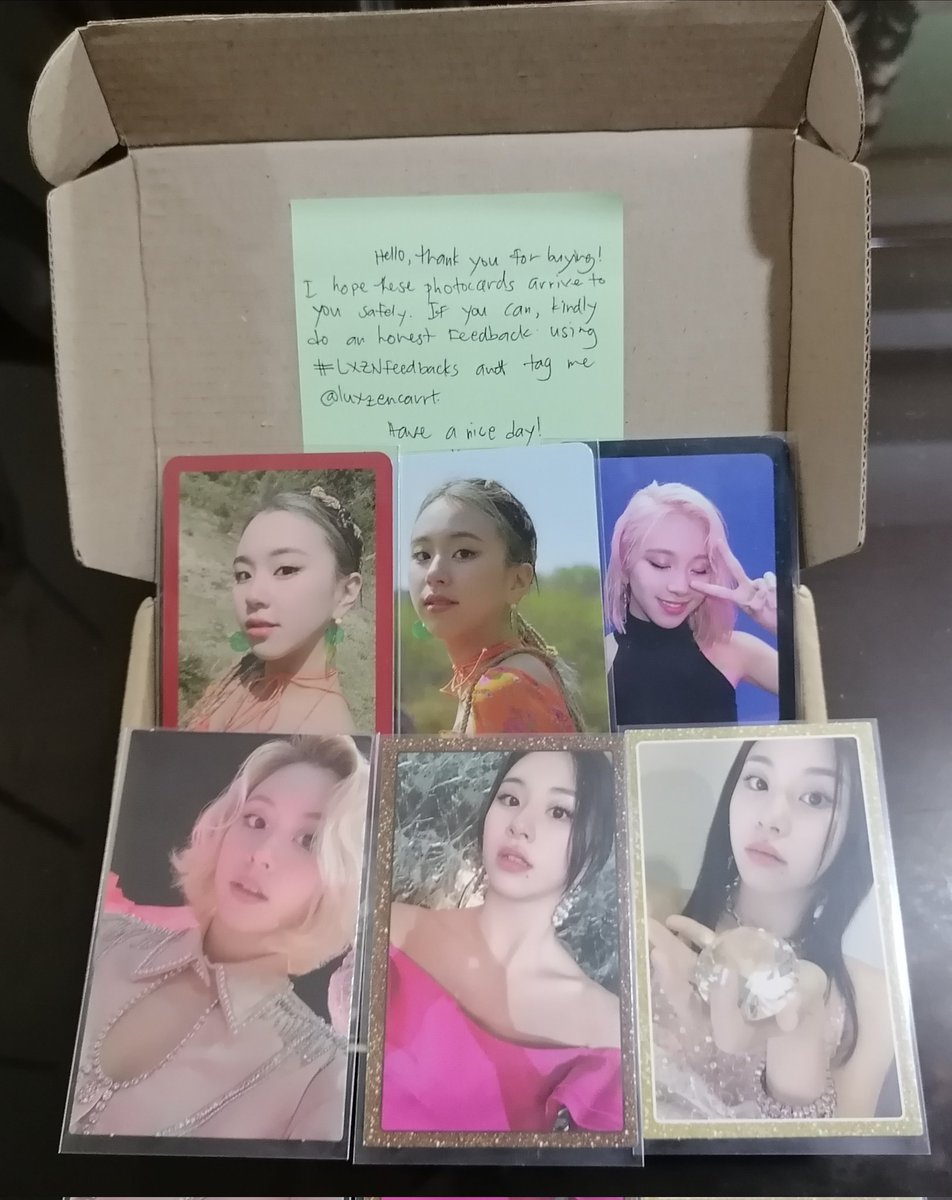 macaaronii_21's tweet photo. Received! Thank you so much @luxzencarrt for the pcs, will buy again next time ❤

#LXZNfeedbacks https://t.co/xRQGEMW6fw