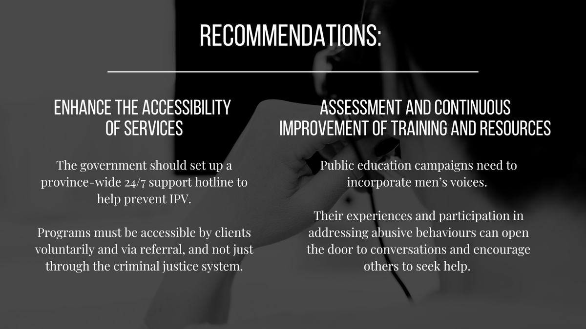 NFFOntario's tweet photo. When a person who uses abusive behaviour is ready to change, the help they need will be unique to their circumstances.
Government Partner Assault Response programming (#PAR) is unfortunately one-size-fits-all.
Learn More: https://t.co/19ivCK0Xgx
#16Days #CKWInquest #PAR https://t.co/0CjUYKwy3F