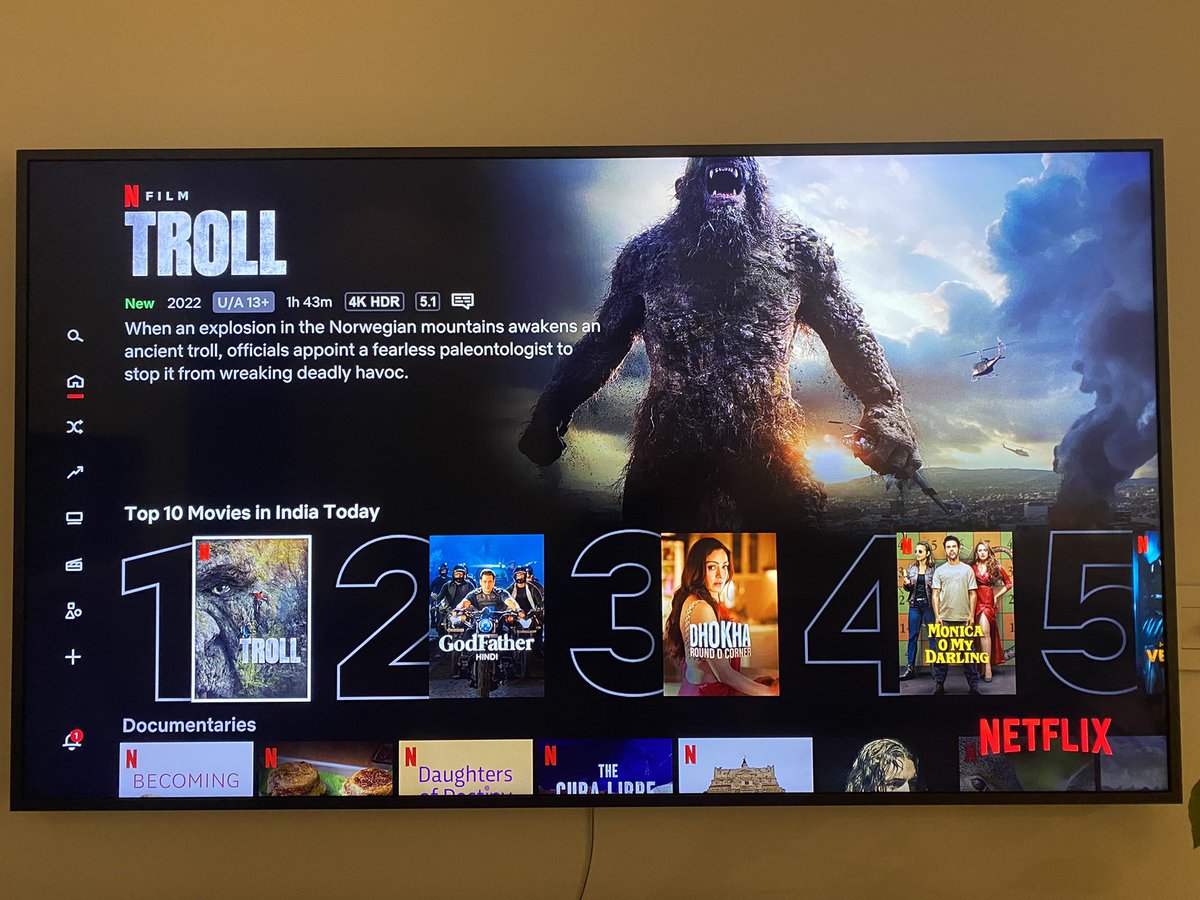 A Norwegian film Top 1 in India 😲<a href="/NetflixIndia/">Netflix India</a>