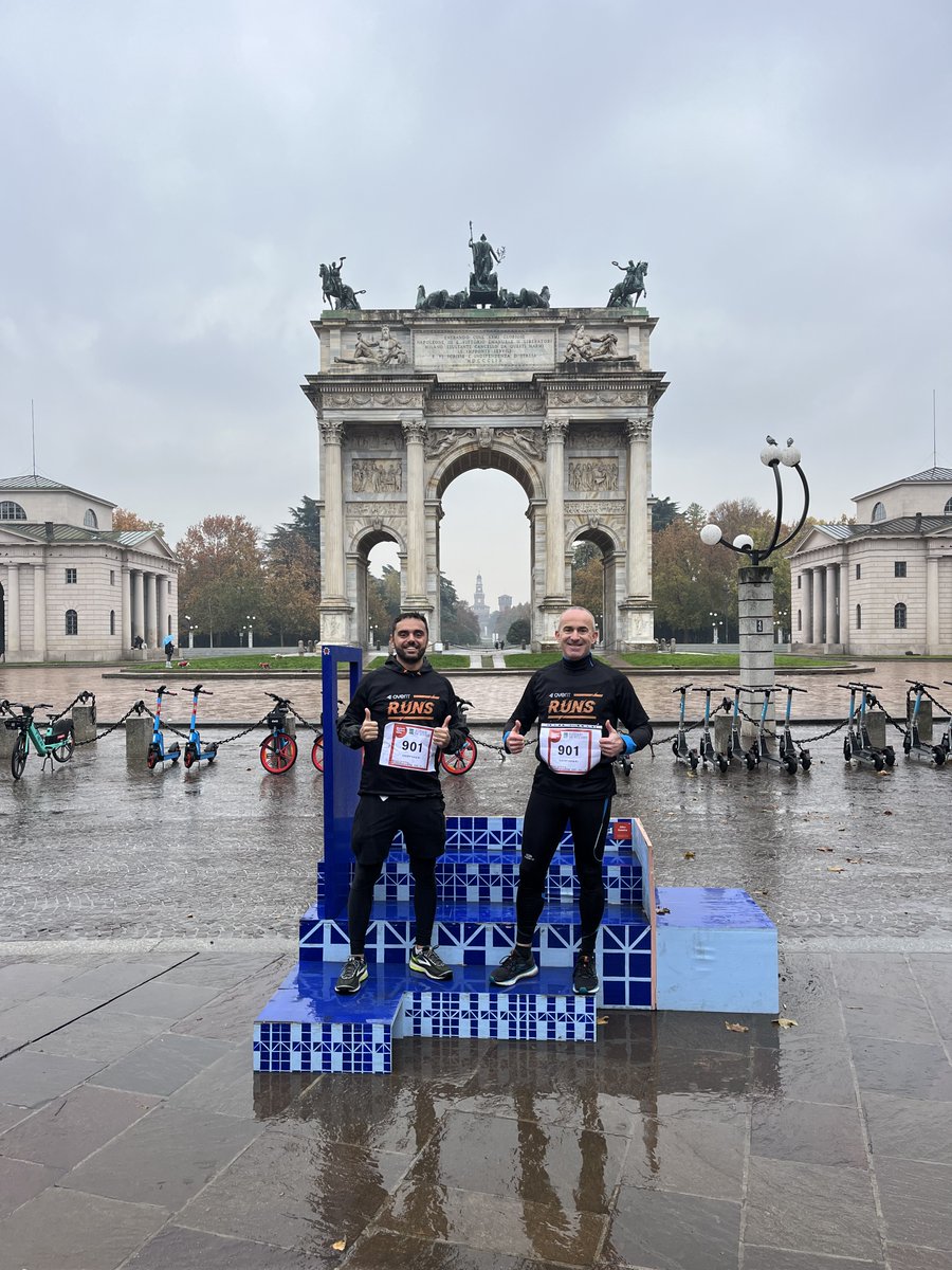 In @OverITSpA we run for @Telethonitalia 

#staffettatelethon