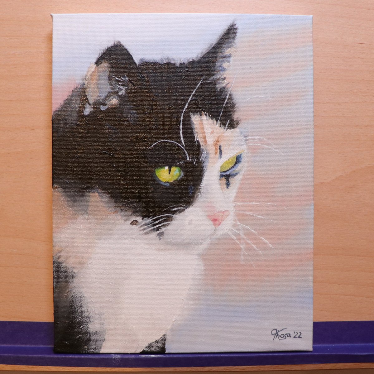 Thosa_Art's tweet photo. Cat 'Püppi' , Oil on Canvas, 08/2022
#cat #Oil #oilpainting #canvas #art #youtuber #painting #artboard #kunst #katze #leinwand #oilgemälde #oilgemaelde #thosa https://t.co/qbF5NmNynL