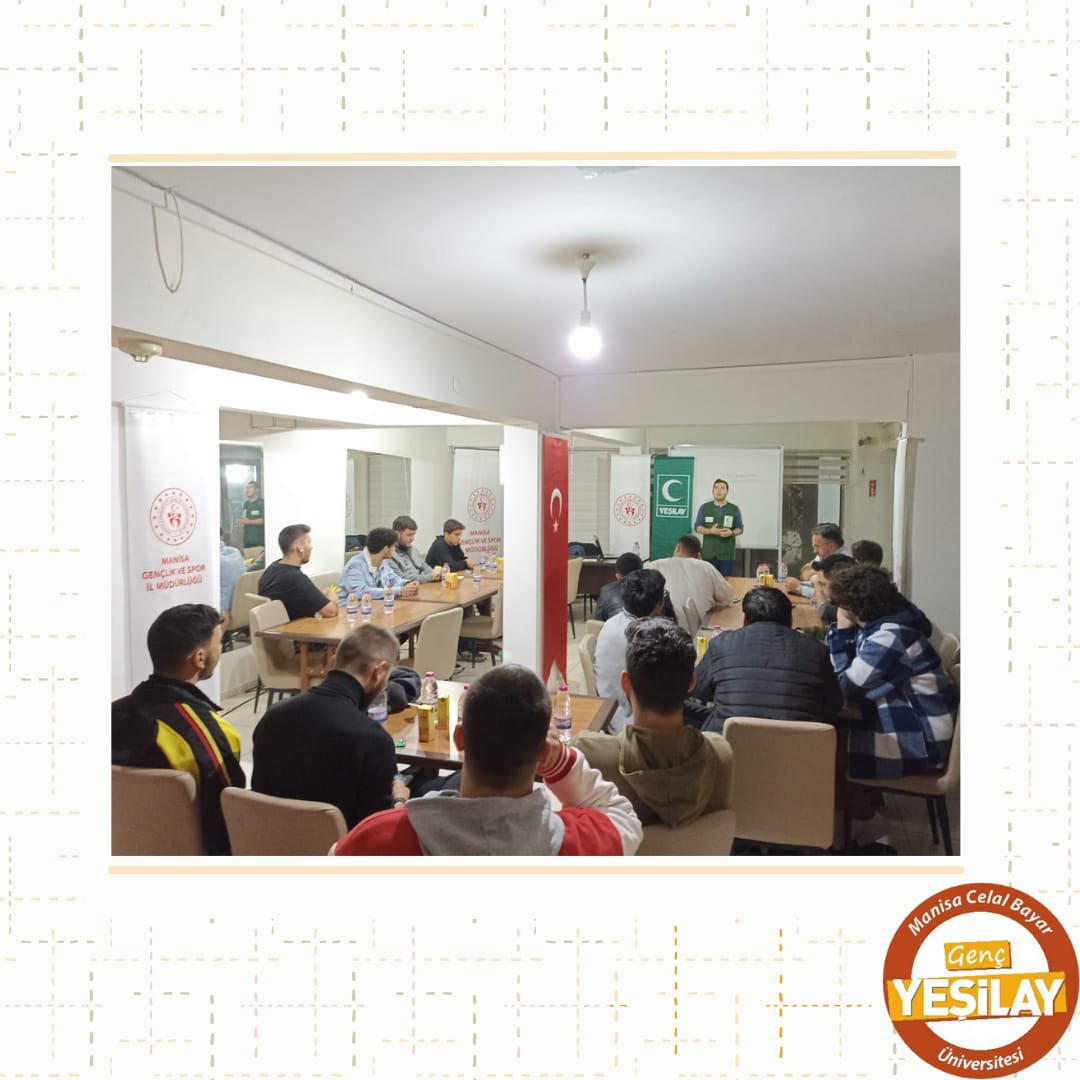 Bağlımlılıklarla Mücadelede Öncü Ekip olarak Atabey KYK erkek Yurdunda Yeşilayın tanıtımını ve madde bağımlılığı eğitimini TBM Akran eğitmenimiz tarafından verildi💚
.
.
.
#yeşilay #gençyeşilay #tbm #akraneğitimi #bağımlıklıklamücadele