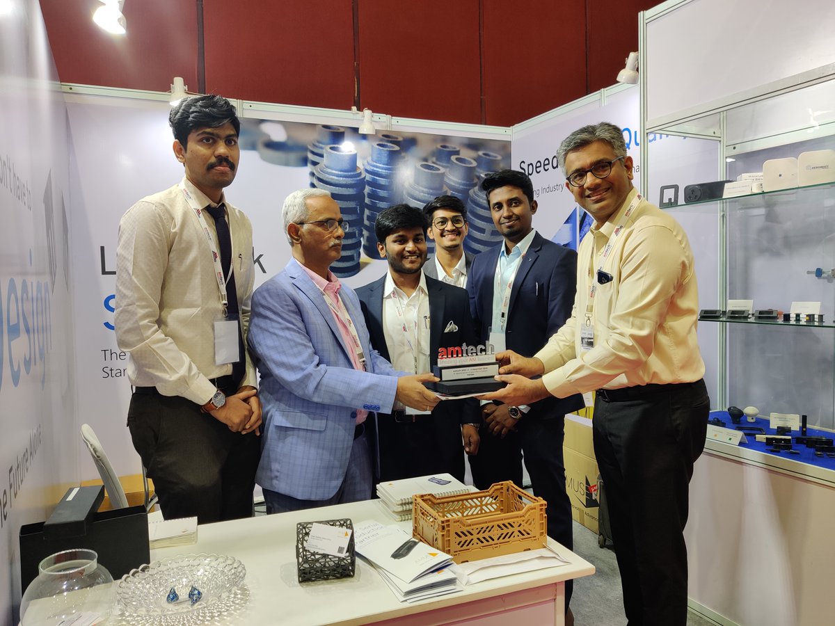 Amuse3d1's tweet photo. ✨ Day 2 at the Amtech Expo 2022!
This is one of the best experiences we had and we are so happy to be a part of this event! Amuse team we made it till the end!
#Amuse #AmtechExpo2022 #3dprinting #Amuse3D #Amtech #additivemanufacturing #Hyderabad https://t.co/78Yh3vYXem