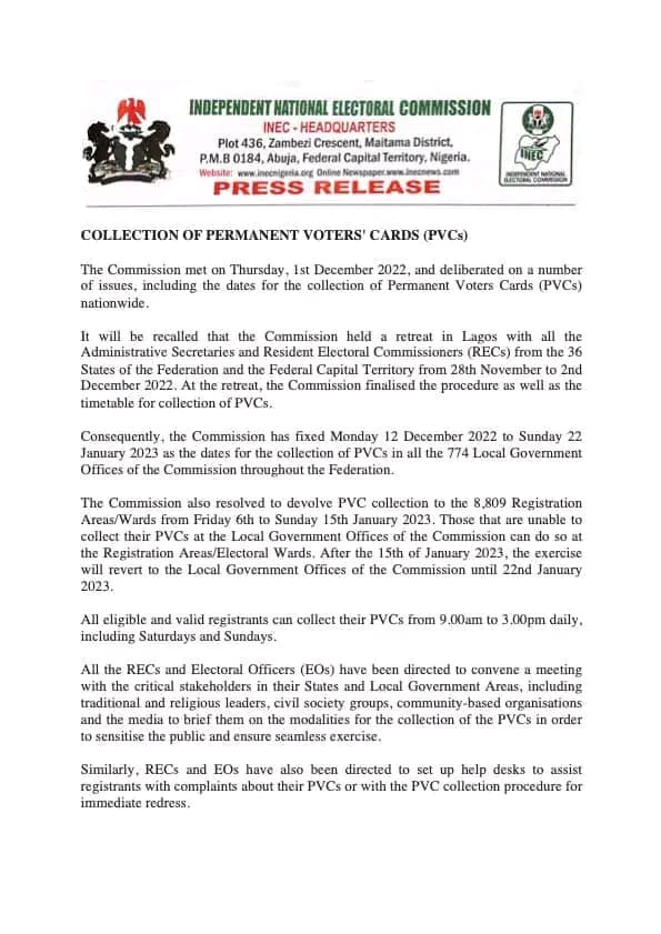 IamYourKinsman's tweet photo. The wait is overππ Your PVCs are finally here!
Take advantage of this to avoid the rush hours.
@YAFng
@GovoteNg
@inecnigeria
#GetYourPVC
#VoteNotFight
#get5votingpartners
#makewegovote
#Kinsman https://t.co/zuJh2NeXec