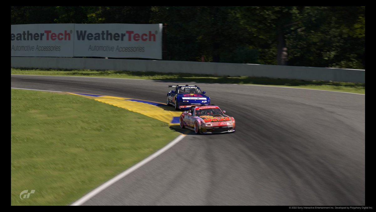 roberts27480920's tweet photo. Screenshots from Road Atlanta on GT7 #simracer #simracingisracing #GranTurismo7  https://t.co/BtHYejbA8V https://t.co/NtNJGJFbW5