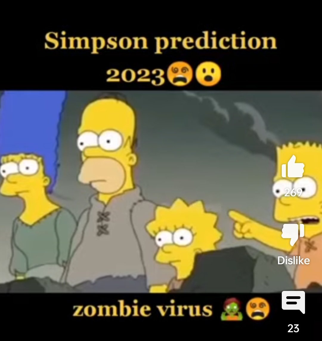 Another Simpson prediction #zombievirus