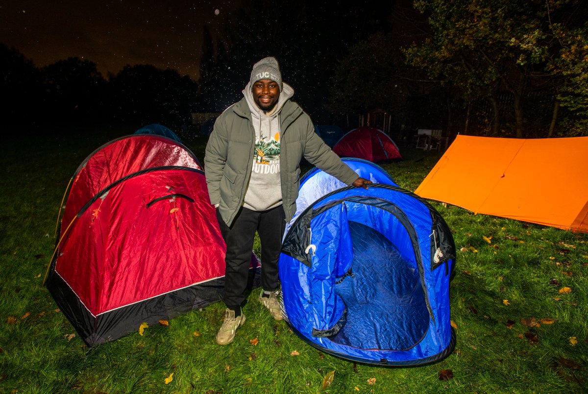 A very cold &amp; wet night experiencing a fraction of what it feels like to be homeless. 

<a href="/GWNS3/">Greenwich Homeless Project</a> do excellent job supporting people experiencing homelessness, so please donate to this important cause. donate.thebiggive.org.uk/campaign/a0569… 

<a href="/Cllrjfahy/">cllrjfahy</a> <a href="/ChrisPastMayor/">Cllr Christine May</a>