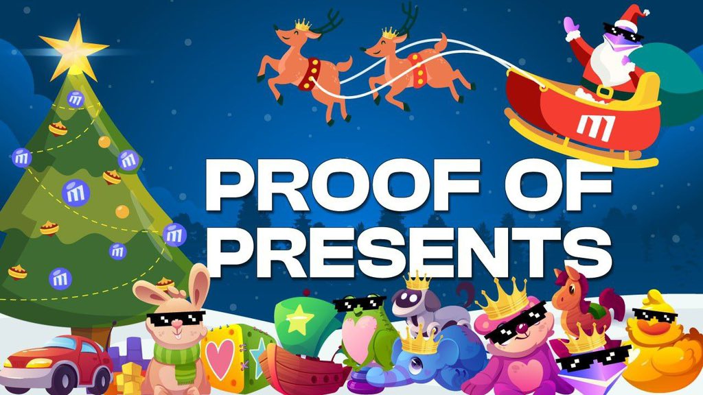 four_outtafive's tweet photo. @joeyhickson @CARNAGE_3000X @Proof_Of_Memes @ElonGoatToken & partners are trying for the world record of a single toy donation drive with Proof Of Presents for unprivileged kids. DM and letโs work on something together. ๐๐ #POM #ProofOfPresents https://t.co/4wj0HEGt8X