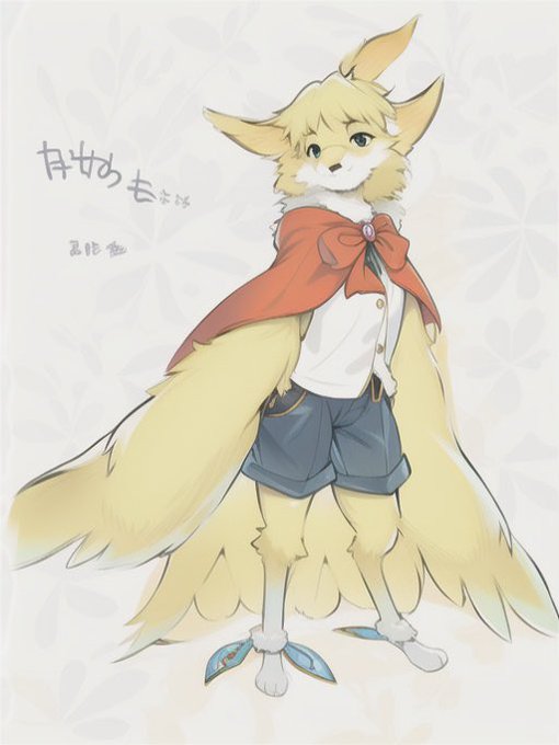 これはAI作画によるケモいエルチャン 