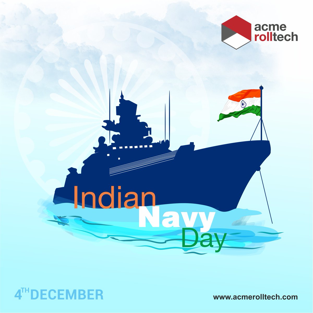 AniloxIndia's tweet photo. On the occasion of Indian Navy Day, let us thank the Indian Navy for their dedication and protection.
#navyday #indiannavyday #navyarmy #maritime #border #acmerolltech #atac https://t.co/6riPwBrsID