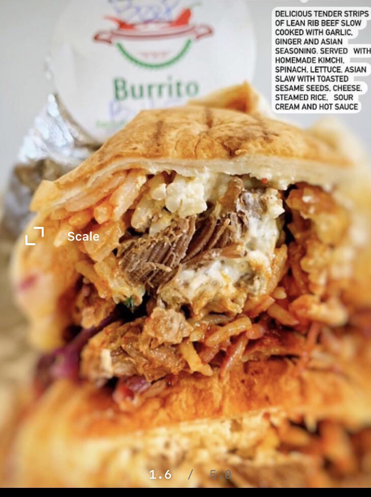 koreanburrito's tweet photo. Delicious strips of rib beef slow cooked with garlic and soy. Homemade kimchi in all our burritos and burrito bowls
#blackrockmarket #Iloveblackrock #burritos #beefburrito #kimchi #smallbusiness #blackrockdublin https://t.co/4WTUwfbsgy