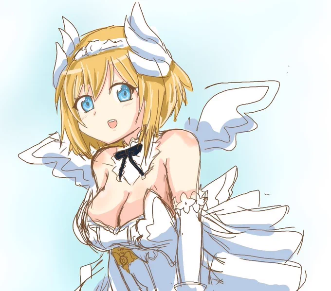 俺のやっつけルミティアの雑衣装から本家に近いデザイン出力しててひゅ〜ってなった 