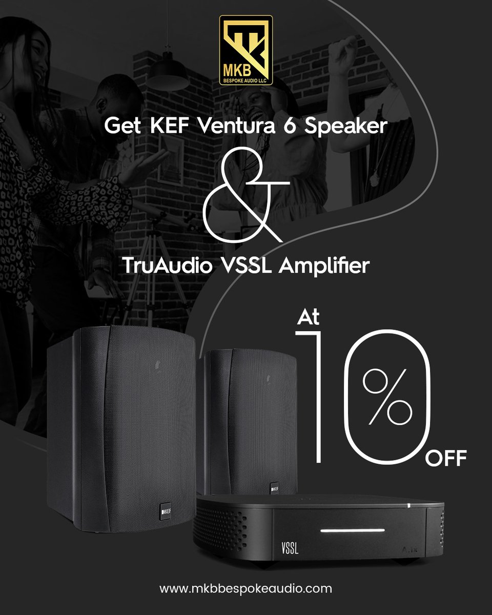 mkbbespokeaudio's tweet photo. Pump up the music of your outdoor party with this amazing speaker package. Get the audio system package at 10% off only from MKB - https://t.co/MkMcSGw3db
#homeaudio #homeautomationsystem #homeaudiosystem #brands #dubai #uaebusiness https://t.co/4lPGO80Dxu