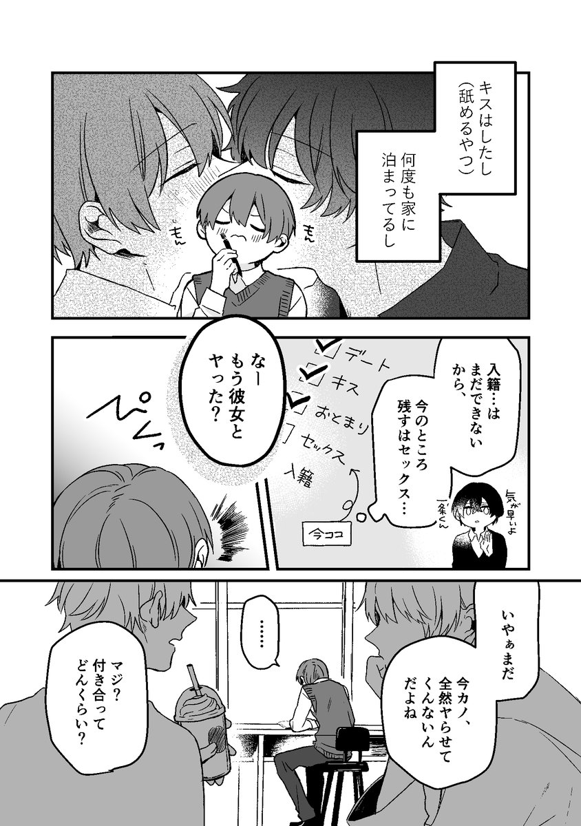 【創作BL】ドライアイの恋人【# 7】(1/6)
椿との関係をさらに進めようと意気込む一条だが…
#ドライアイの恋人 #創作BL 