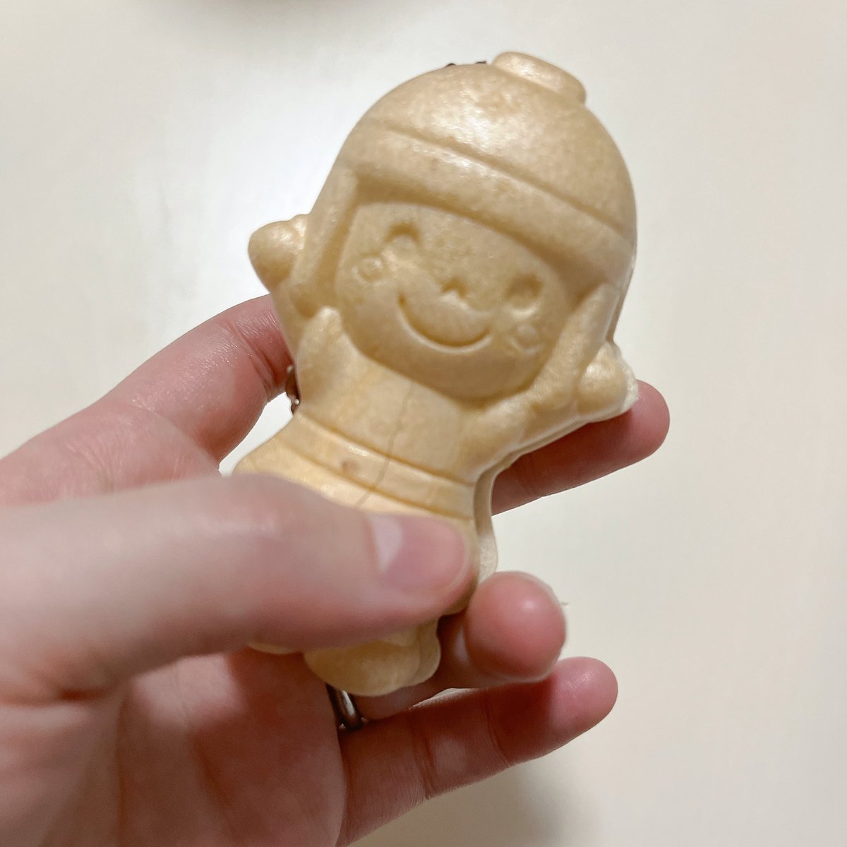 今日のお仕事で「はにたん最中」の食レポをしました😊 
どこから食べるか棋風がでますね🤔
（北村）