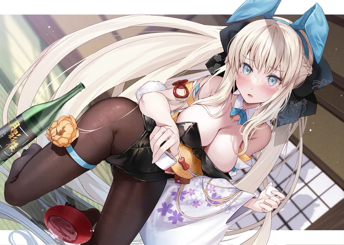 和バニー💙モルガン陛下

我が夫よ、この国では新年を干支の着物で祝うと聞きました。我ながら完璧です
少し違う?…いえ何も問題ありません。さあどうぞ、私のお酒が呑めぬのですか?

※イラストは蓮禾先生にご依頼しました。ありがとうございました!
※skebコミッションです 無断使用・転載お断り 