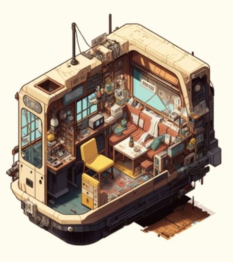 I used an image generated with midjourney by u/oldboygone on reddit as inspiration!