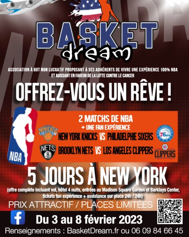 AssoBasketDream's tweet photo. Plus que 2 places !!!
Inscrivez vous vite
contact.basketdream@gmail.com https://t.co/kF4iGwGXZd