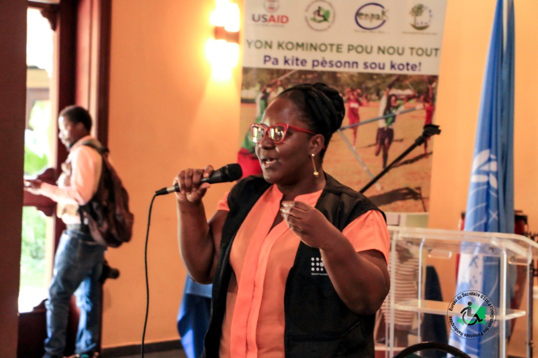 genard_joseph's tweet photo. 2/2.. @EnpakHaiti, @cbmWorldwide, @WVHaiti @UNFPAHaiti @undphaiti et les autres partenaires qui ont soutenu cette journée de réflexion autour de la problématique du handicap. Ce 3 déc à l’université Quisqueya le @BSEIPH organise un événement pour la célébration de la journée int. https://t.co/efexA90kiQ