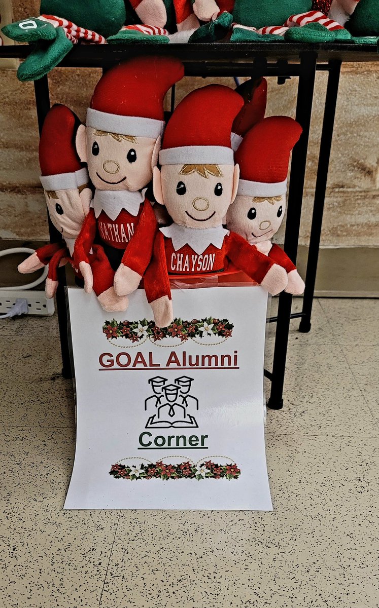 Celebrating my students during the holidays past and present. The foundation of every school is to foster all students the opportunity to grow and learn and continue their educational journey,to me, it is also their home away from home.  We become their school family and friends