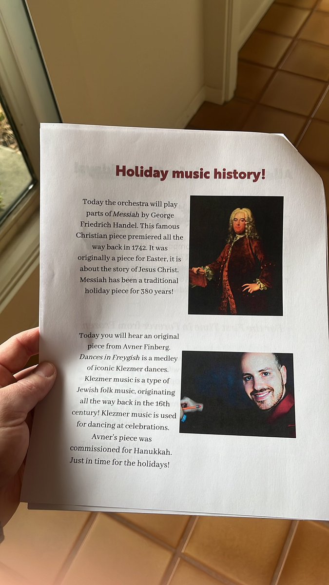 Today I am a part of holiday music history! <a href="/OSFL/">Orchestra of the Southern Finger Lakes</a>