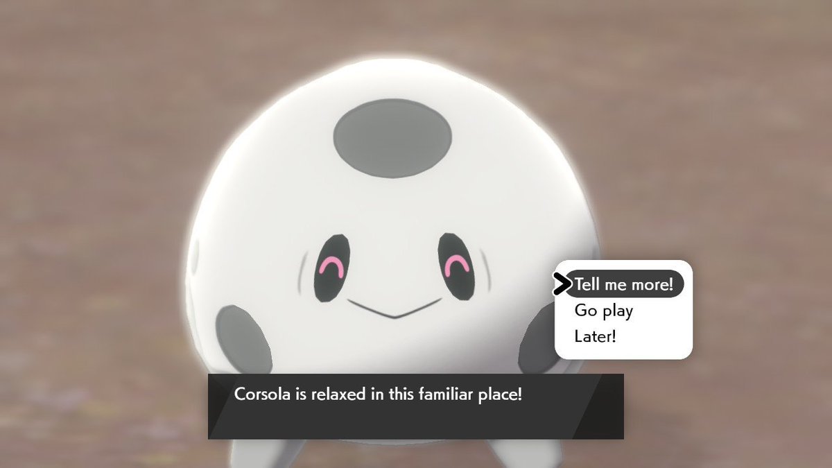 The smiling Pokémon of the day is... Corsola! Short, cold days can get people down. So rally together, share the warmth and the good cheer! Submitted by <a href="/DivineJustice93/">Larry</a>