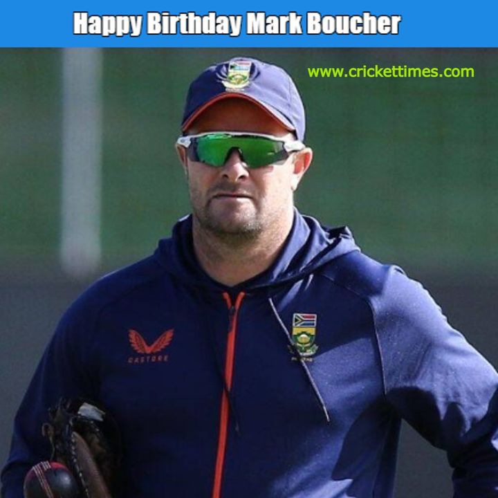 Happy Birthday legendary South African cricketer Mark Boucher  
