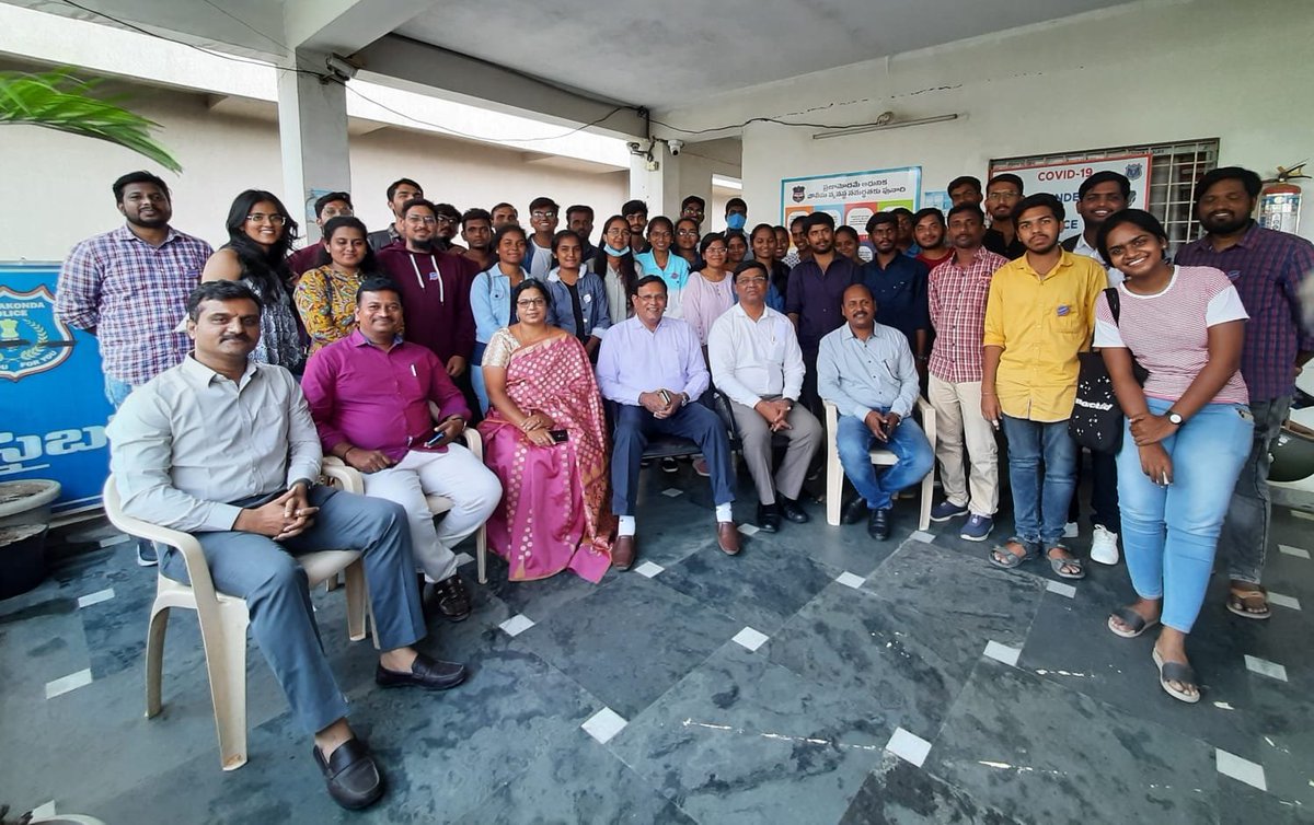 MalkajgiriCop's tweet photo. 80 trained #CyberYoddhas visited @CyberCrimeRck, LB Nagar. The #Yoddhas were trained about the interaction, investigation & various applications of tools used during the #CyberInvestigation.
@TelanganaCOPs @Telangana4C @DCPLBNagar @DcpMalkajgiri @DcpBhongir @RKSC_Rachakonda https://t.co/JR0LFHojN6