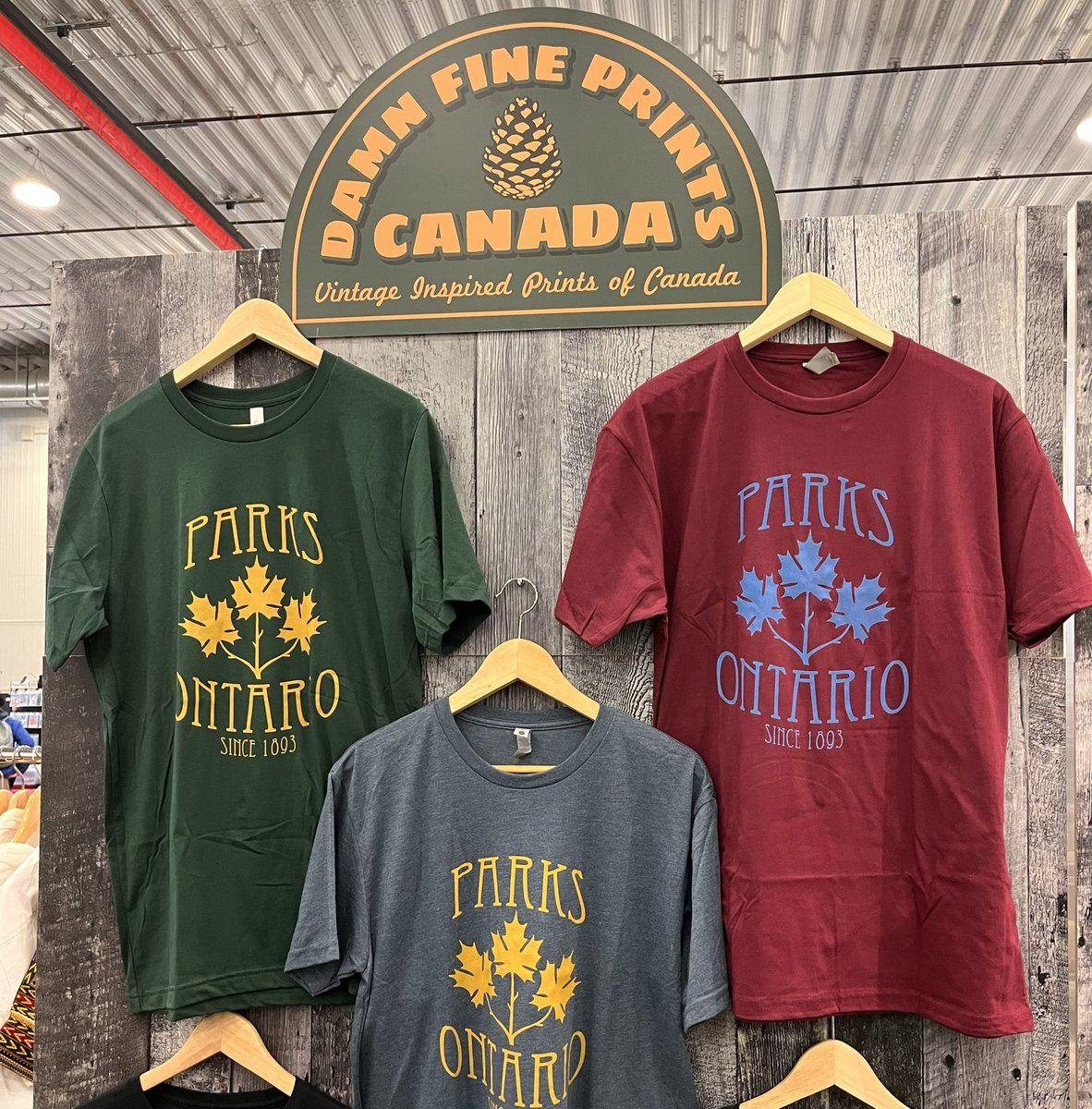 Exclusive to the @613flea Christmas show, Parks Ontario and DFP shirts are $5 off. #sale #shirtsale #madeinontario #ontariomade #buy613 #shop613 #madeinottawa #damnfineprints #ontariocanada #camping #outdoors