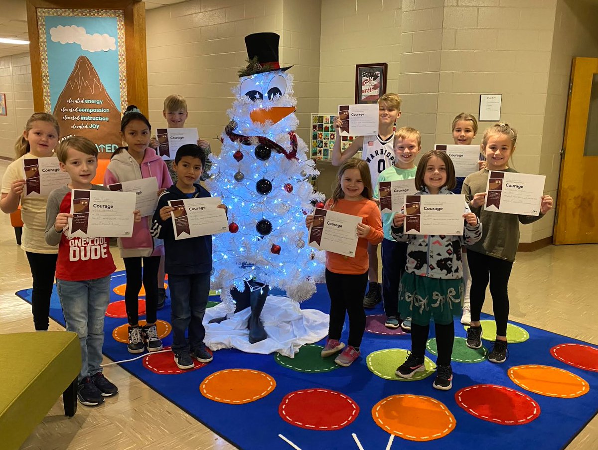 JackPNixSchool's tweet photo. The core essential word of the month for November was COURAGE. Courage is being brave enough to do what you should, even when you're afraid.  Congratulations to these students! https://t.co/aU4Jc9Hi6n