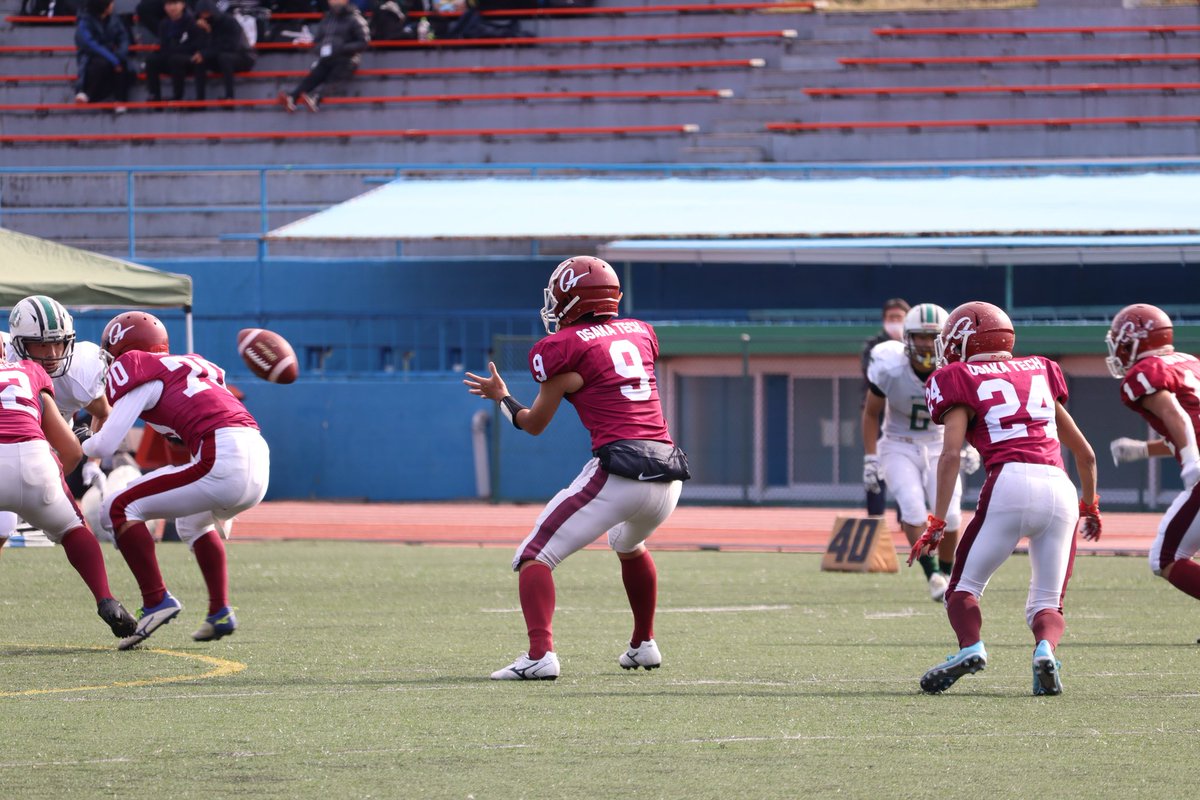 rowdies_oit's tweet image. 試合結果📣
vs京都府立大学(12/4　王子スタジアム)

1Q 京府大　  7-0　大工大
2Q 京府大　  7-0　大工大
3Q 京府大　  7-7　大工大
4Q 京府大　14-6　大工大

で敗戦しました。
最終戦が終了いたしました。今季は3位と悔しさが残る結果となりました。来年は全勝目指して頑張ります👊