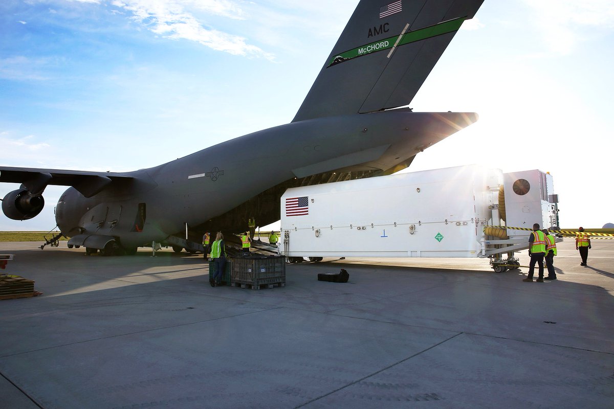 USSpaceForce's tweet photo. We're prepping to launch a GPS satellite named "Amelia Earhart" to join our constellation! GPS III Space Vehicle (SV) 06, is just one of 10 satellites slated to launch. #EffectiveSpace
https://t.co/jtp49XQMGV https://t.co/g3ptmCfLMW