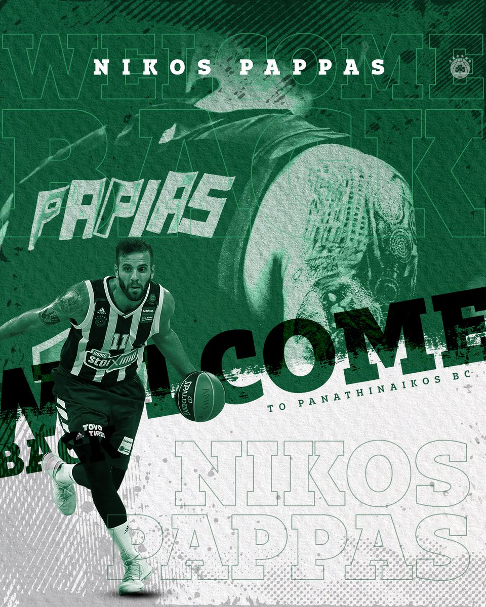 Paobcgr's tweet photo. Welcome back Nikos Pappas ☘

#WeTheGreens #paobc https://t.co/qXi28Iy66j
