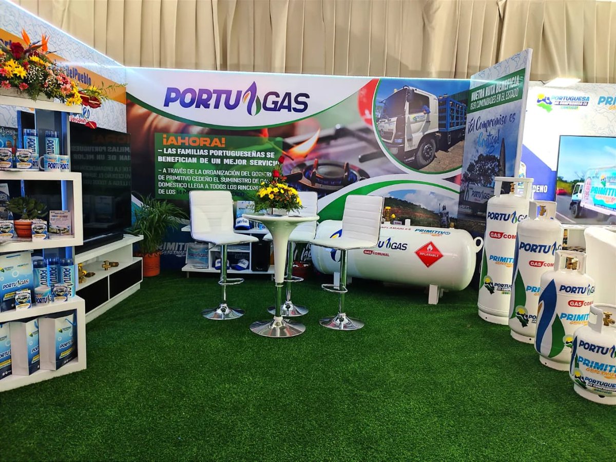 Hermoso Estand de PortuGas en la #ExpoPortuguesa2022