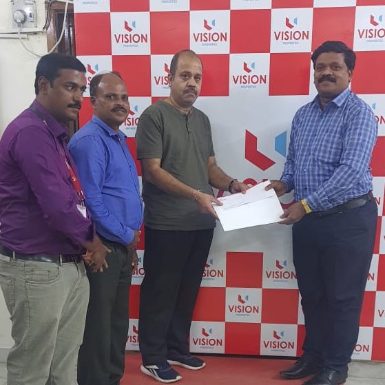 Visionupdates__'s tweet photo. Congratulations Mr.Ravi Sankar Sir for your plot Booking in Vision Forest (Plot No 64,65) - (20000 SQFT) 🥳🥳 #FirstBooking https://t.co/3Wt22igL4c