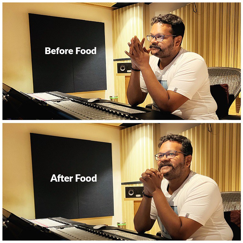 GhibranVaibodha's tweet photo. Before Food😠 After Food😋 https://t.co/IQrYzxfCir