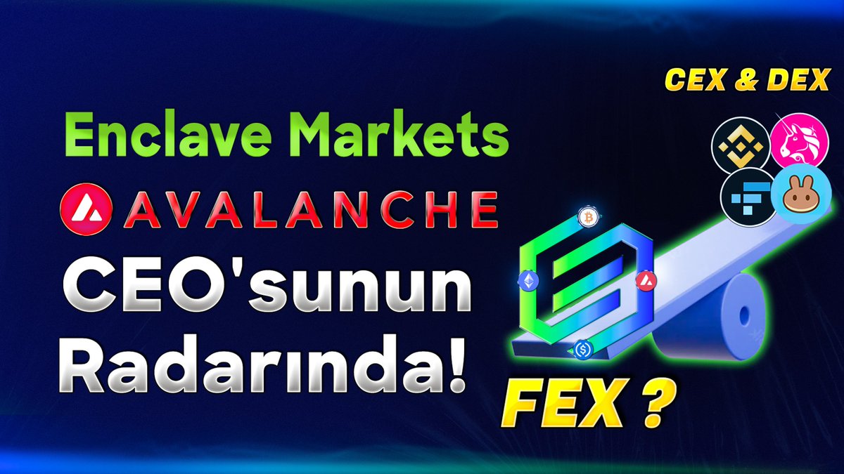 KriptoTurkiye81's tweet photo. #FTX kriziyle Merkezi Borsalara-#CEX güven azaldı. #DEX-Merkeziyetsiz Borsalara yönelim arttı. Bir alternatif olarak karşımıza çıkan İlk Tam Şifreli Borsa-#FEX olan @enclavemarkets nedir?👇

▶️https://t.co/41mKRVr18m

#Avalanche #BTC #kriptopara #Binance #ETH #AVAX https://t.co/qAoQEALMmU