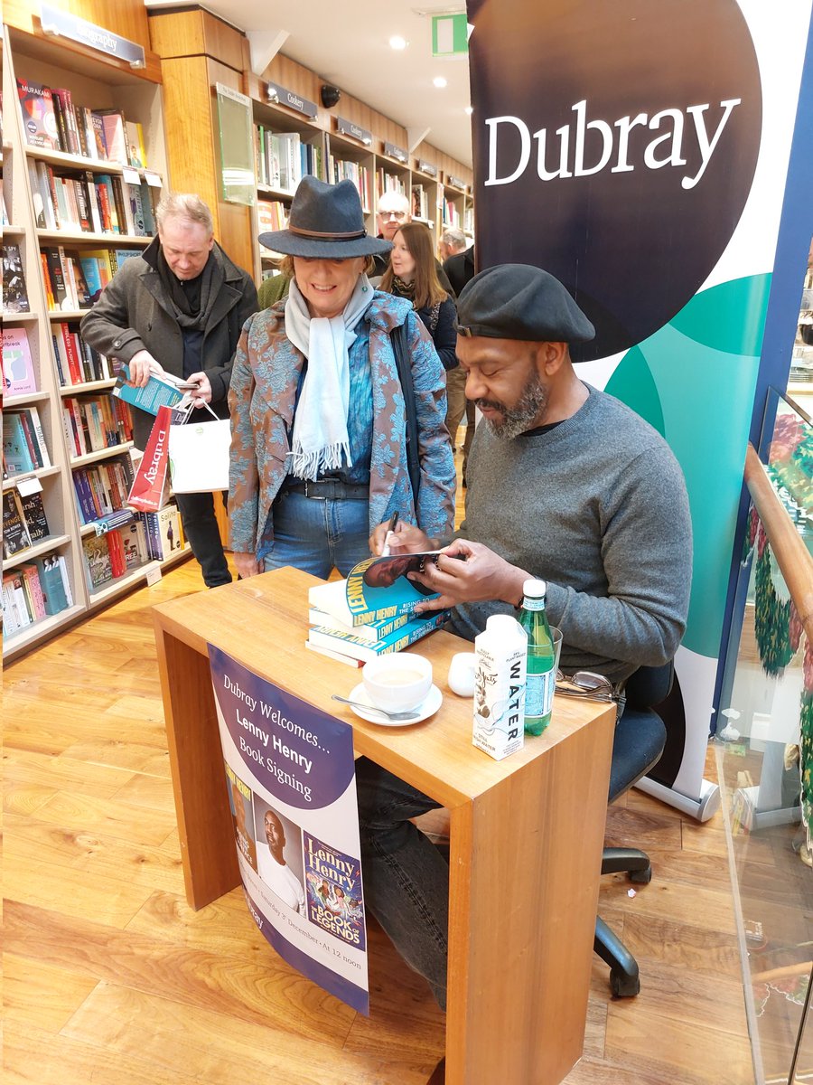 Thanks @DubrayBooks as @LennyHenry has signed all copies of #RisingToTheSurface @FaberBooks  #TheBookOfLegends @panmacmillan