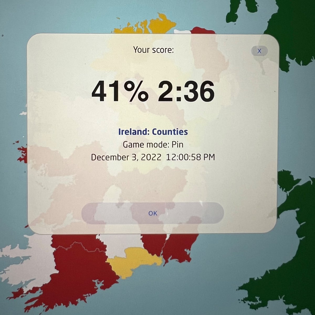 Match the player with their score x